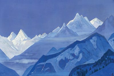 Guru-Guri Dhar, 1931 by Nicholas Roerich multi panel art