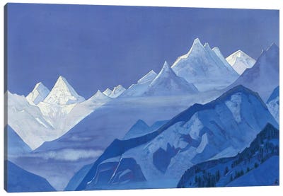 Guru-Guri Dhar, 1931 Canvas Art Print - Snowy Mountain Art