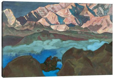 He Who Hastens, 'His Country' Series, 1924 Canvas Art Print - Nicholas Roerich