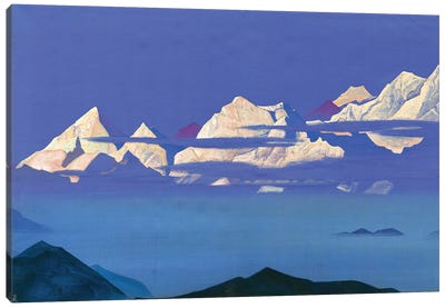 Himalayas 1933 Canvas Art Print - Nicholas Roerich