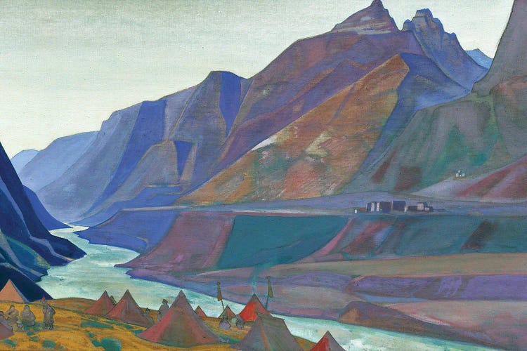 Koksar Camp, 1932 by Nicholas Roerich wall art
