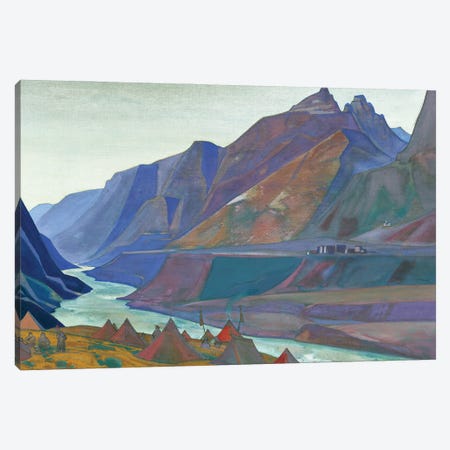 Koksar Camp, 1932 Canvas Print #NHR21} by Nicholas Roerich Canvas Print