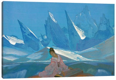 Kuan-Yin, 1933 Canvas Art Print - Nicholas Roerich