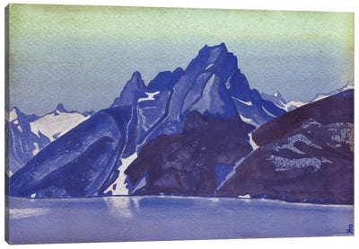 Lake Of The Nagas, Kashmir, 1936 Canvas Art Print