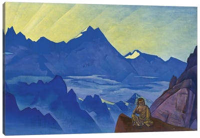 Milarepa, The One Who Harkened, 'Banners Of The East' Series, 1925 Canvas Art Print