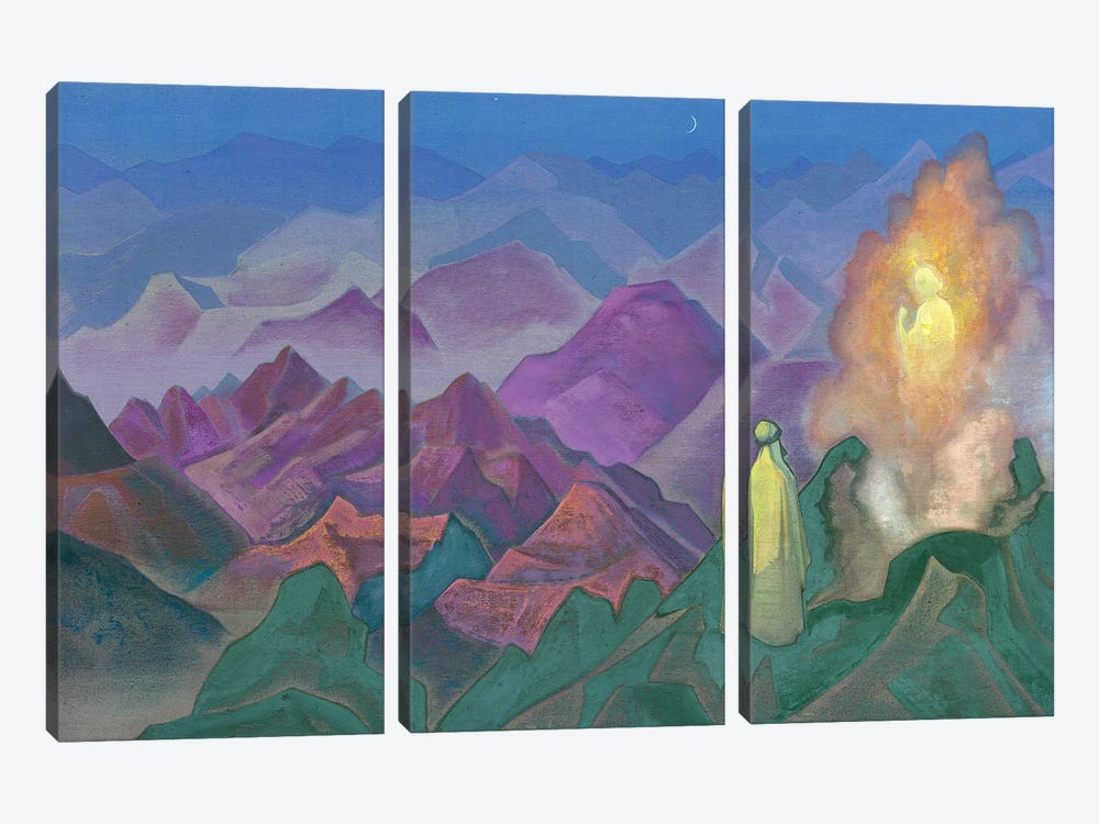 Mohammed The Prophet, 1932 by Nicholas Roerich 3-piece Canvas Art Print