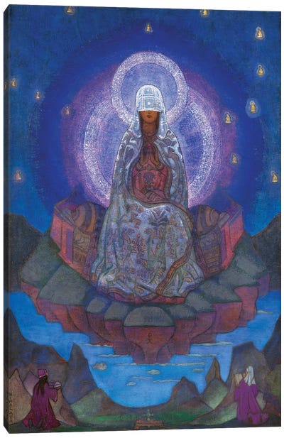 Mother Of The World, 1924 Canvas Art Print - Nicholas Roerich