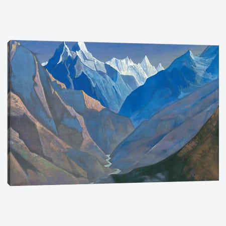 Mount 'M', 1931 Canvas Print #NHR33} by Nicholas Roerich Canvas Artwork