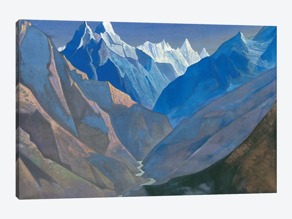 Mount 'M', 1931 by Nicholas Roerich 1-piece Canvas Art