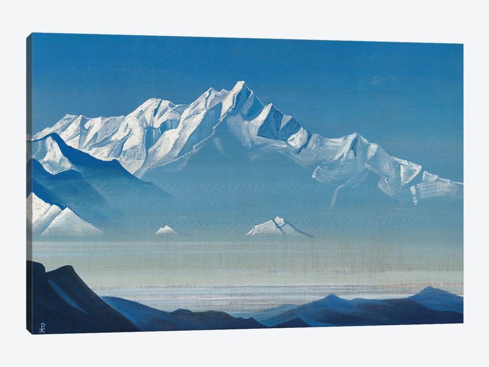 Mount Of Five Treasures , 'Holy Mountains' Series, 1933 by Nicholas Roerich 1-piece Canvas Art Print