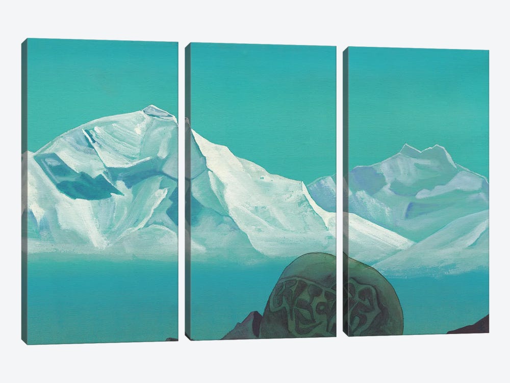 Path To Kailas, 'Holy Mountains' Series, 1933 by Nicholas Roerich 3-piece Canvas Art