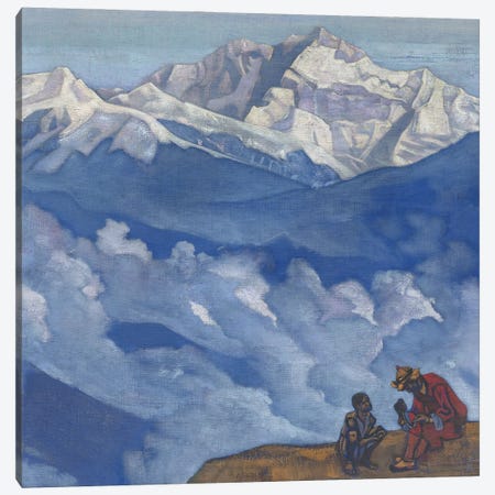 Pearl Of Searching, 'His Country' Series, 1924 Canvas Print #NHR42} by Nicholas Roerich Canvas Print