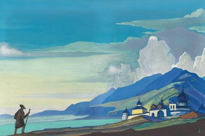 Pilgrim Of The Radiant City, 1933 by Nicholas Roerich art print