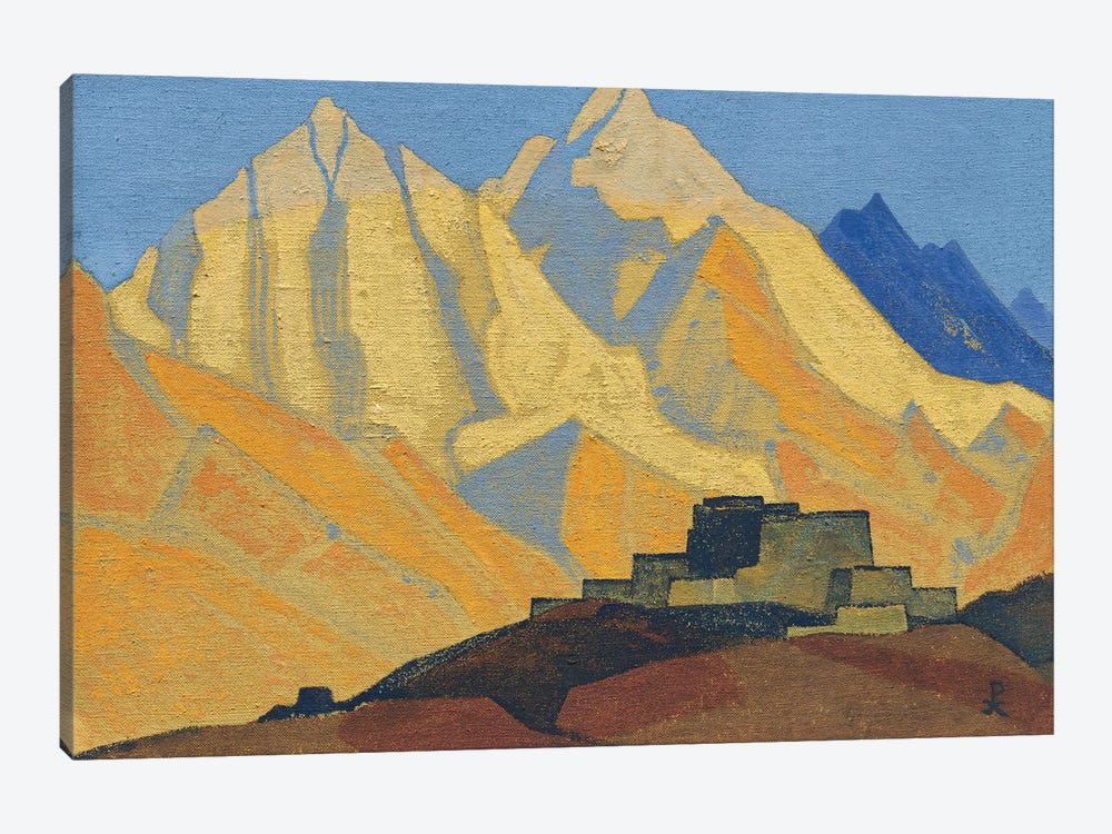 Sacred Himalayas, 1933 by Nicholas Roerich 1-piece Canvas Print
