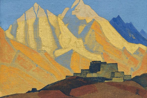 Nicholas Roerich: Sacred Himalayas, 1933 by Nicholas Roerich