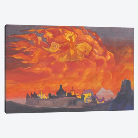 Sophiathe Wisdom Of The Almighty, 1932 Canvas Print #NHR49} by Nicholas Roerich Canvas Art Print