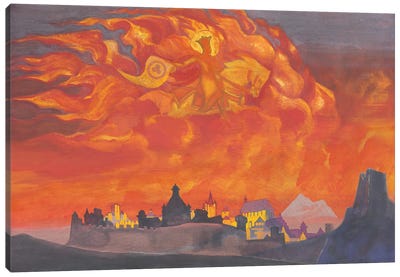 Sophiathe Wisdom Of The Almighty, 1932 Canvas Art Print - Nicholas Roerich