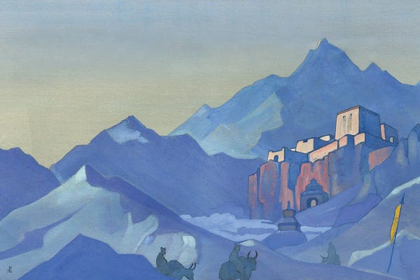Nicholas Roerich: Stronghold Of The Spirit, 1932 by Nicholas Roerich