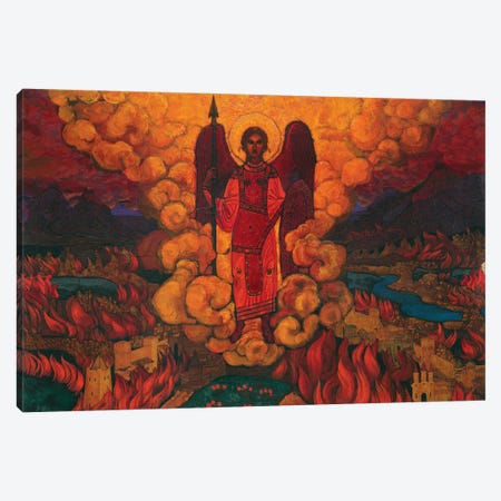 The Last Angel, 1912 Canvas Print #NHR57} by Nicholas Roerich Canvas Art Print