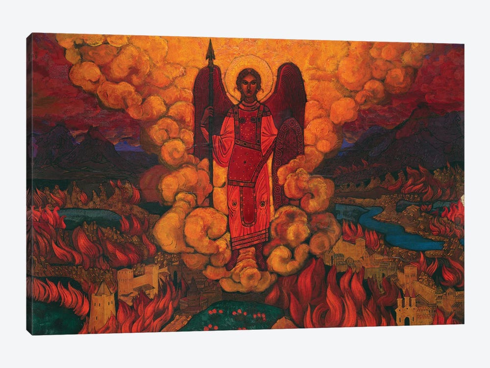 The Last Angel, 1912 by Nicholas Roerich 1-piece Canvas Wall Art