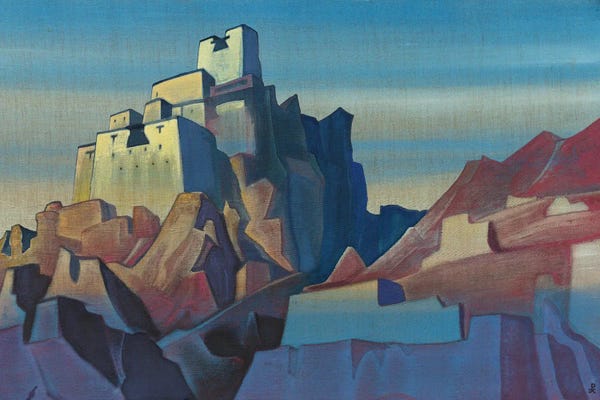 Nicholas Roerich: Castle In Ladakh, 1933 by Nicholas Roerich
