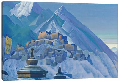Tibet, Himalayas, 1933 Canvas Art Print - Nicholas Roerich
