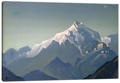 Tibet: A Monastery, 1944 Canvas Art Print