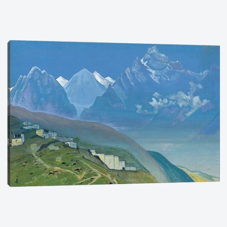 To Kailas, Lahul, 1932 Canvas Print #NHR67} by Nicholas Roerich Canvas Art