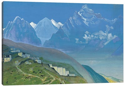 To Kailas, Lahul, 1932 Canvas Art Print - Nicholas Roerich
