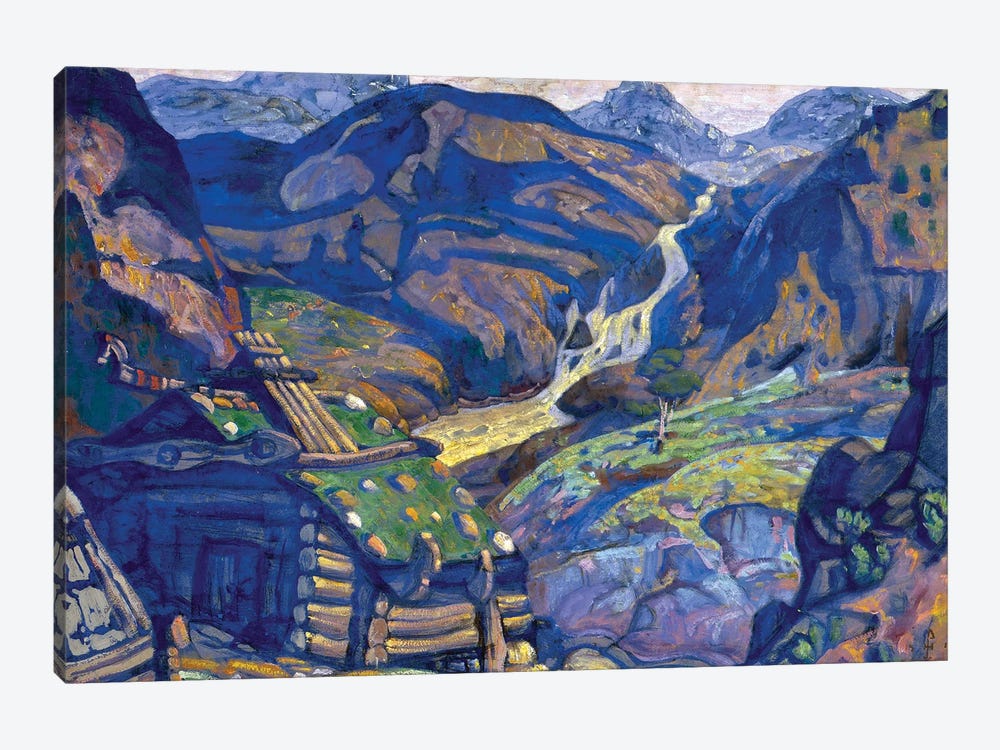 Decor For "Peer Gynt" By Henrik Ibsen, 1912 by Nicholas Roerich 1-piece Canvas Print