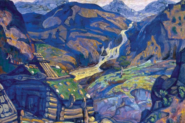 Nicholas Roerich: Decor For "Peer Gynt" By Henrik Ibsen, 1912 by Nicholas Roerich