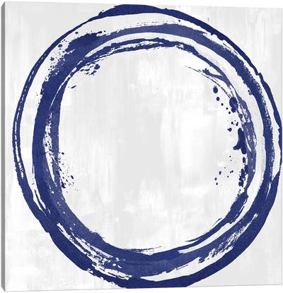 Circle Blue I Canvas Art Print