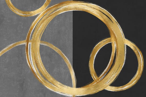 Natalie Harris: Unity Gold on Black II by Natalie Harris