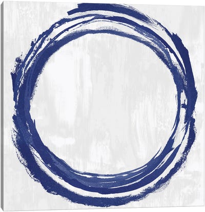 Circle Blue II Canvas Art Print