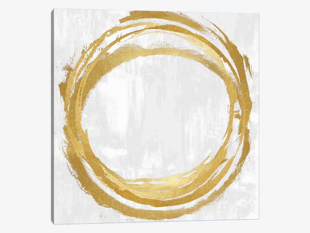 Circle Gold II by Natalie Harris 1-piece Canvas Wall Art