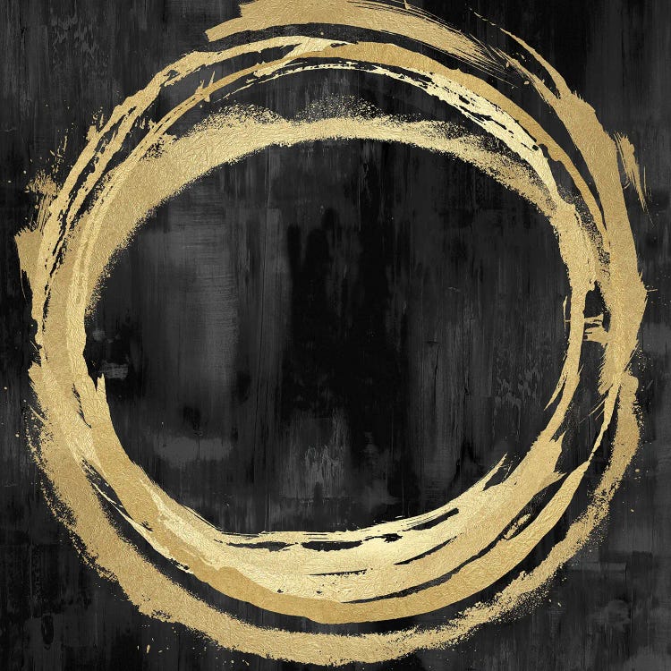 Circle Gold On Black II