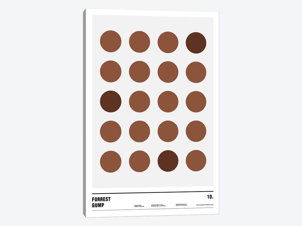 Forrest Gump by Nick Barclay 1-piece Art Print