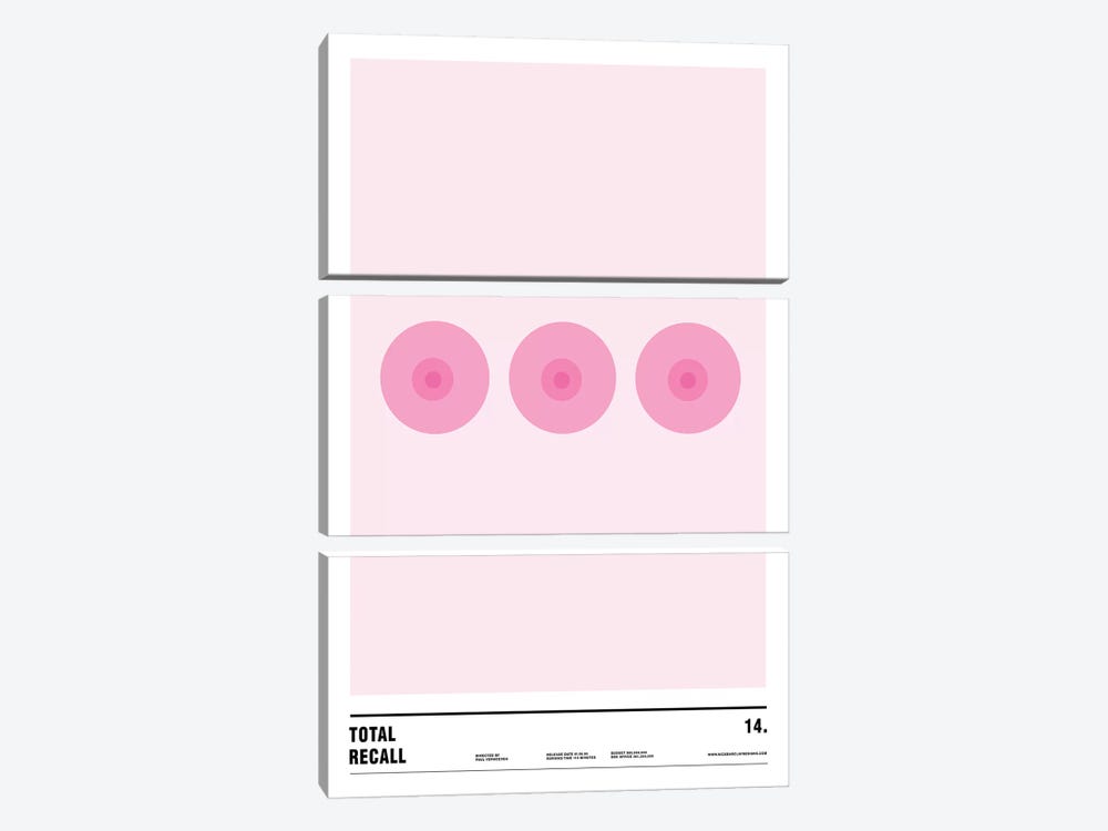 Total Recall by Nick Barclay 3-piece Canvas Print