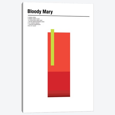 Bloody Mary Canvas Print #NIB30} by Nick Barclay Canvas Print