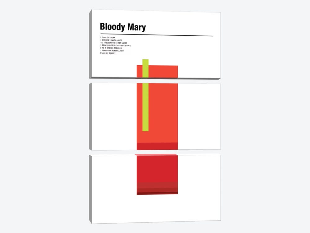 Bloody Mary by Nick Barclay 3-piece Canvas Wall Art