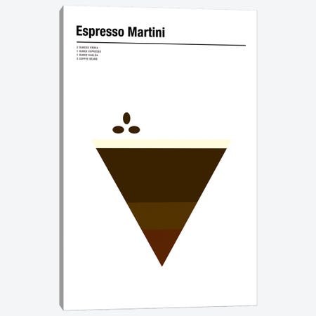 Espresso Martini Canvas Print #NIB34} by Nick Barclay Canvas Artwork