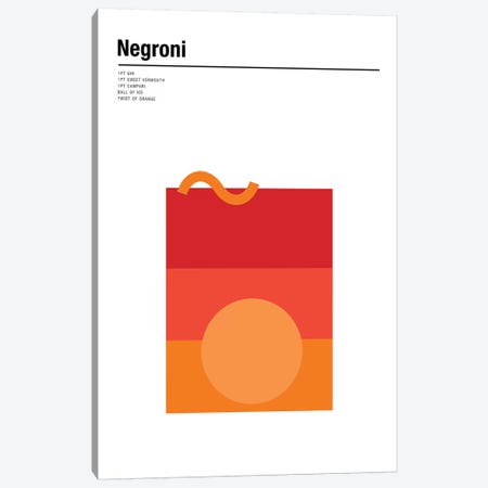 Negroni Canvas Print #NIB40} by Nick Barclay Canvas Art