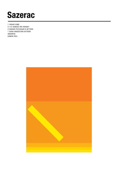 Minimalist Décor: Sazerac by Nick Barclay