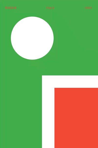 Baggio, Italy 1994 by Nick Barclay canvas print