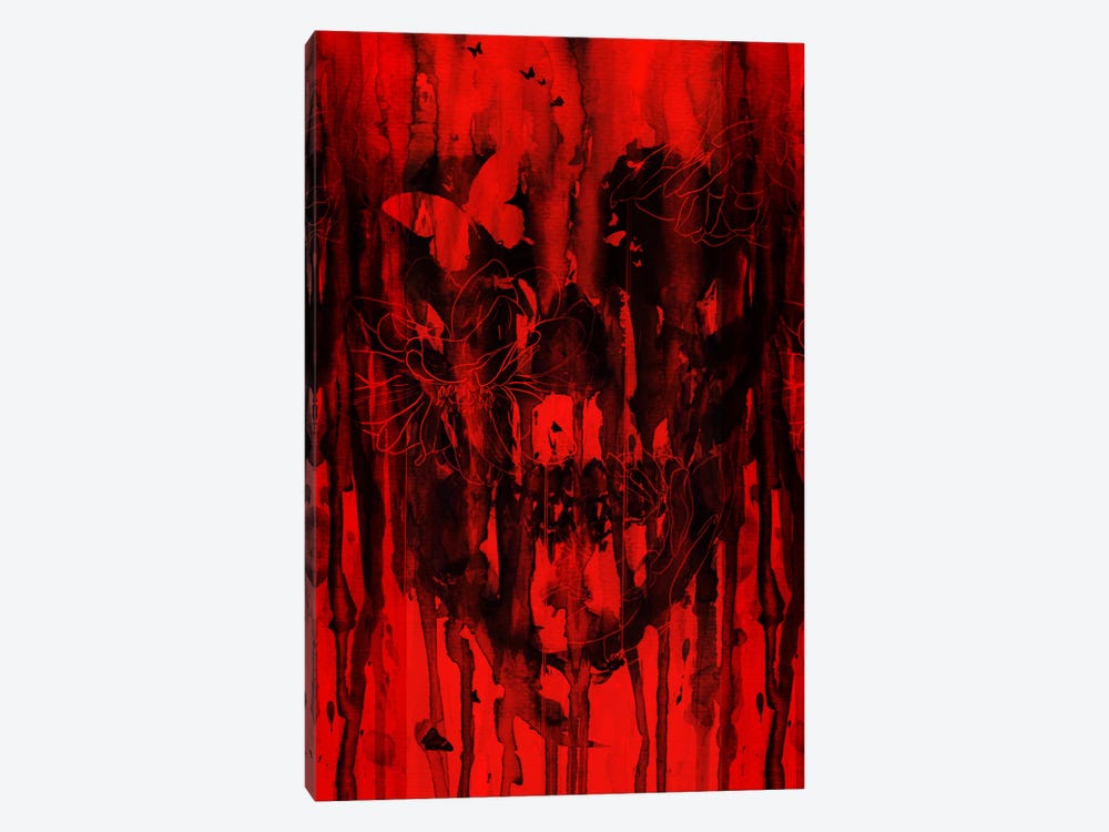 Birth Of Oblivion Red II by Nicebleed 1-piece Canvas Artwork