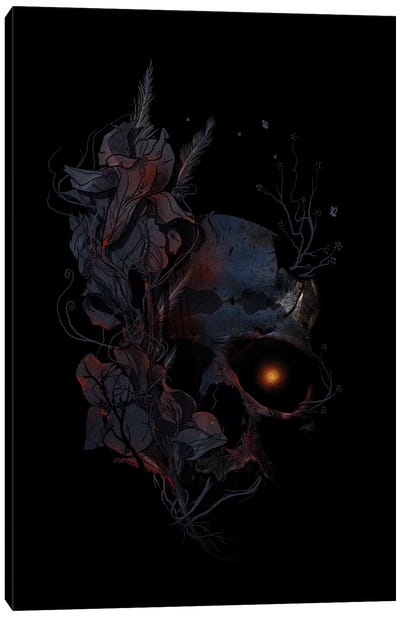Deathblooms Canvas Art Print - Naked Bones