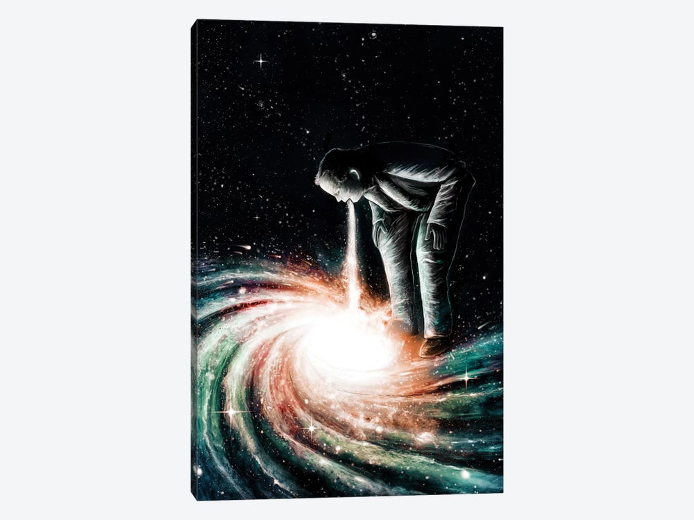 Cosmic Vomit by Nicebleed 1-piece Canvas Print