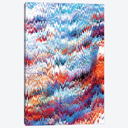 Forest Pixel Canvas Print #NID120} by Nicebleed Canvas Wall Art