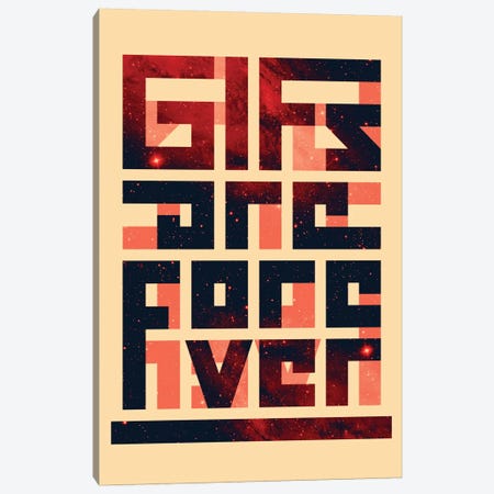 GIFs Are Forever Canvas Print #NID122} by Nicebleed Canvas Wall Art