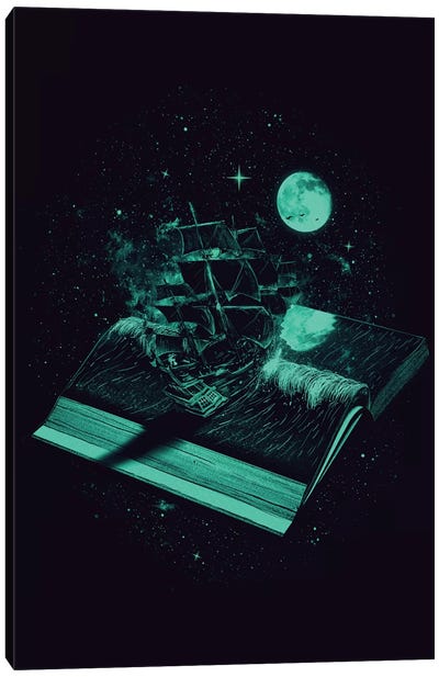 Crossing The Rough Sea Of Knowledge Canvas Art Print - High School
